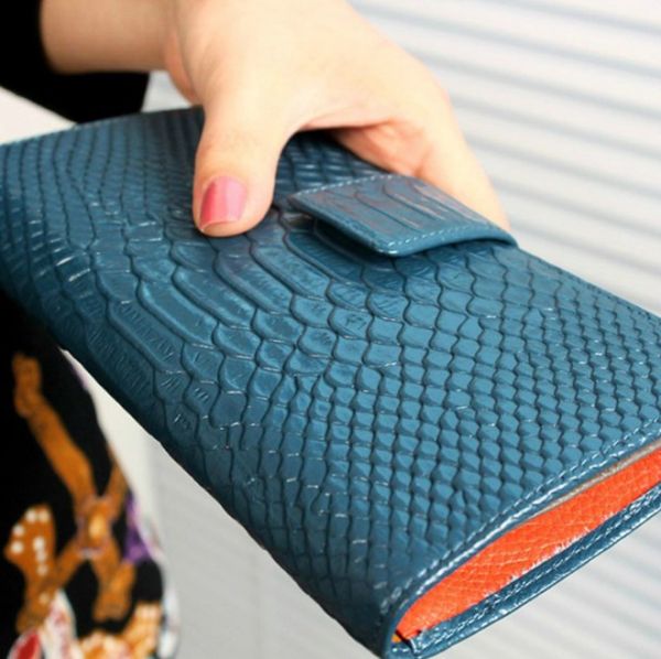 Carteira fashion Crocodile